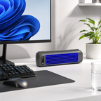 Portable Air Conditioner with Rechargeable Battery and Quiet Design