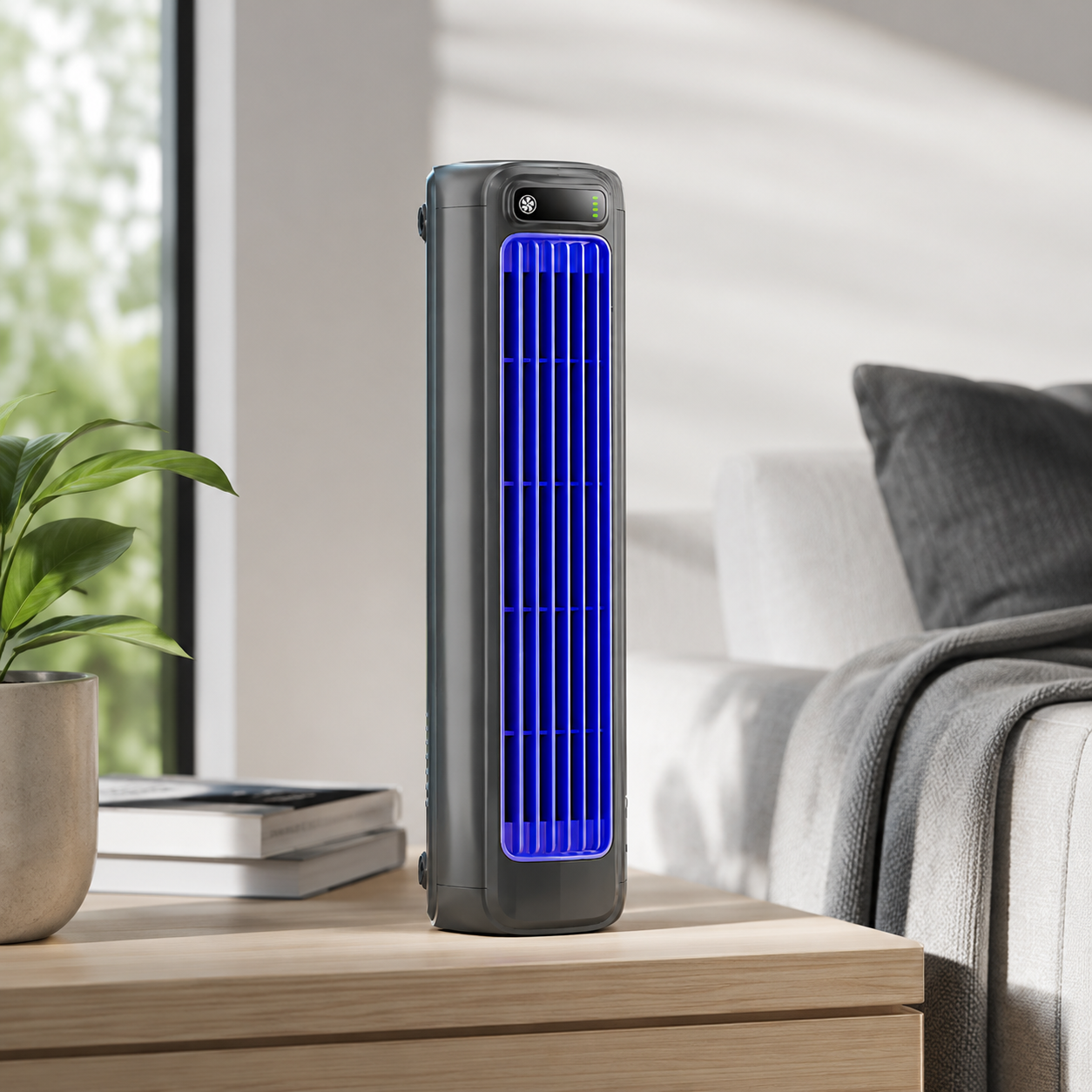 Portable Air Conditioner with Rechargeable Battery and Quiet Design