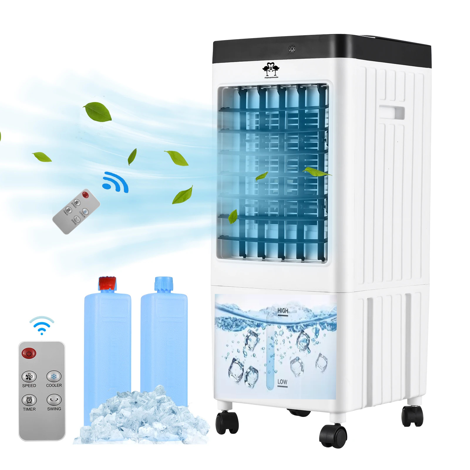 Portable Air Conditioner with Remote Control and Ice Tray for Home 0