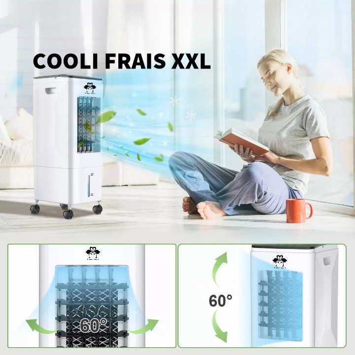 Portable Air Conditioner with Remote Control and Ice Tray for Home 2