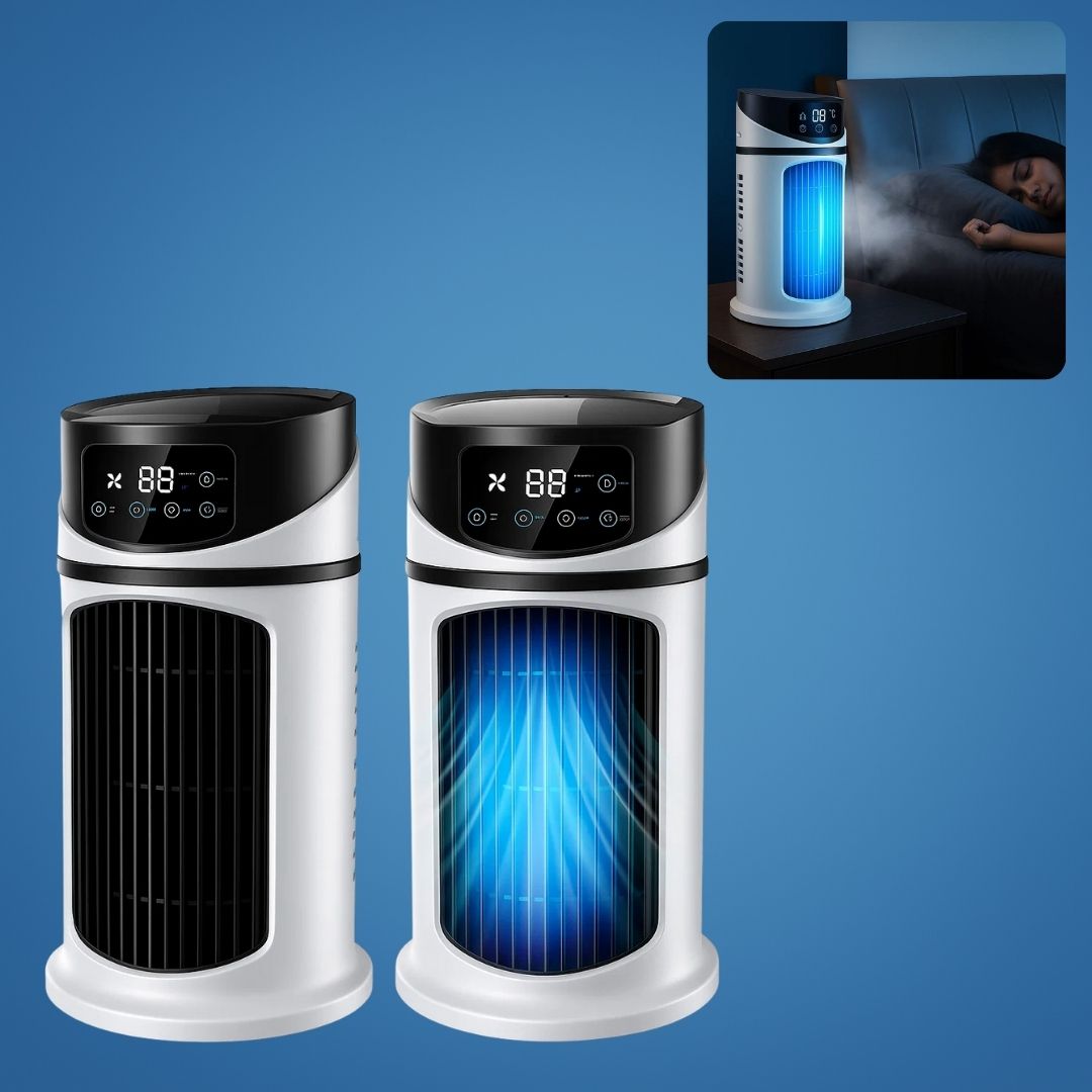 Portable Air Cooler with Plastic Body and USB Power for Desk Use 0