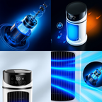 Portable Air Cooler with Plastic Body and USB Power for Desk Use 2