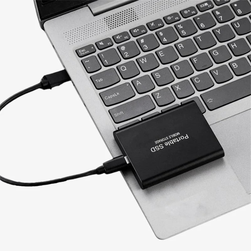 Portable External SSD USB 3.1 Aluminium 128GB High Speed Storage 1
