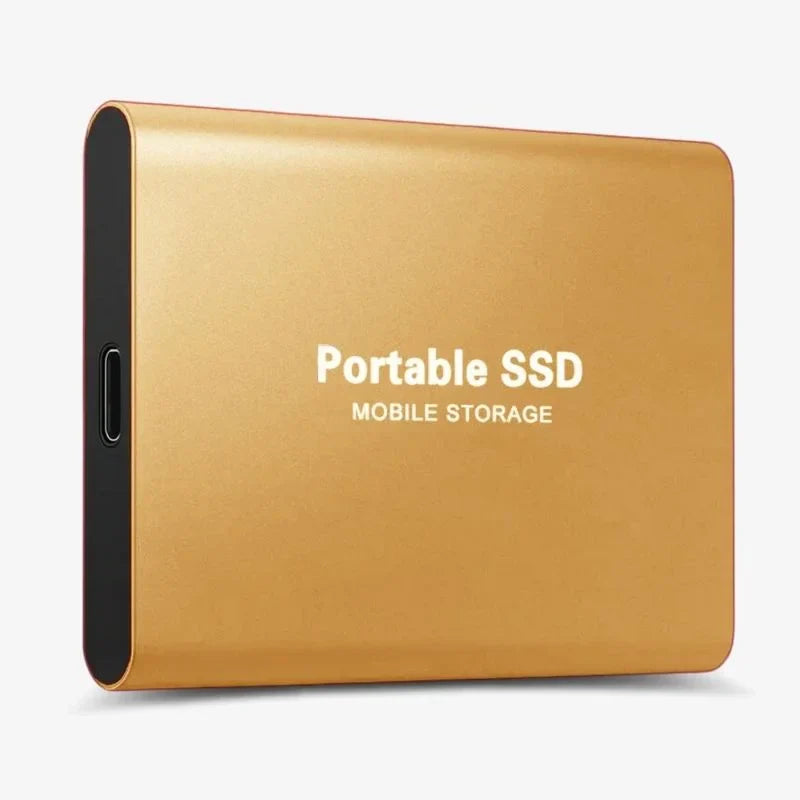 Portable External SSD USB 3.1 Aluminium 128GB High Speed Storage 7