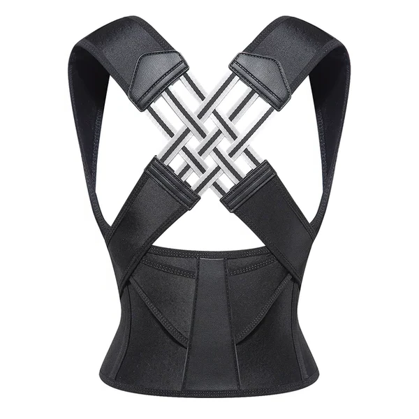 Posture Corrector in Breathable Fabric with Adjustable Straps for Everyday Use 0