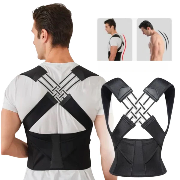 Posture Corrector in Breathable Fabric with Adjustable Straps for Everyday Use 2