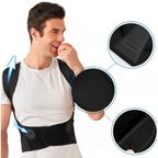 Posture Corrector in Breathable Fabric with Adjustable Straps for Everyday Use 3