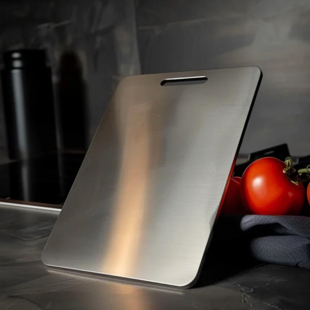 Premium Stainless Steel Chopping Board – Antibacterial, Durable, Non-Porous for Safe Food Preparation 0