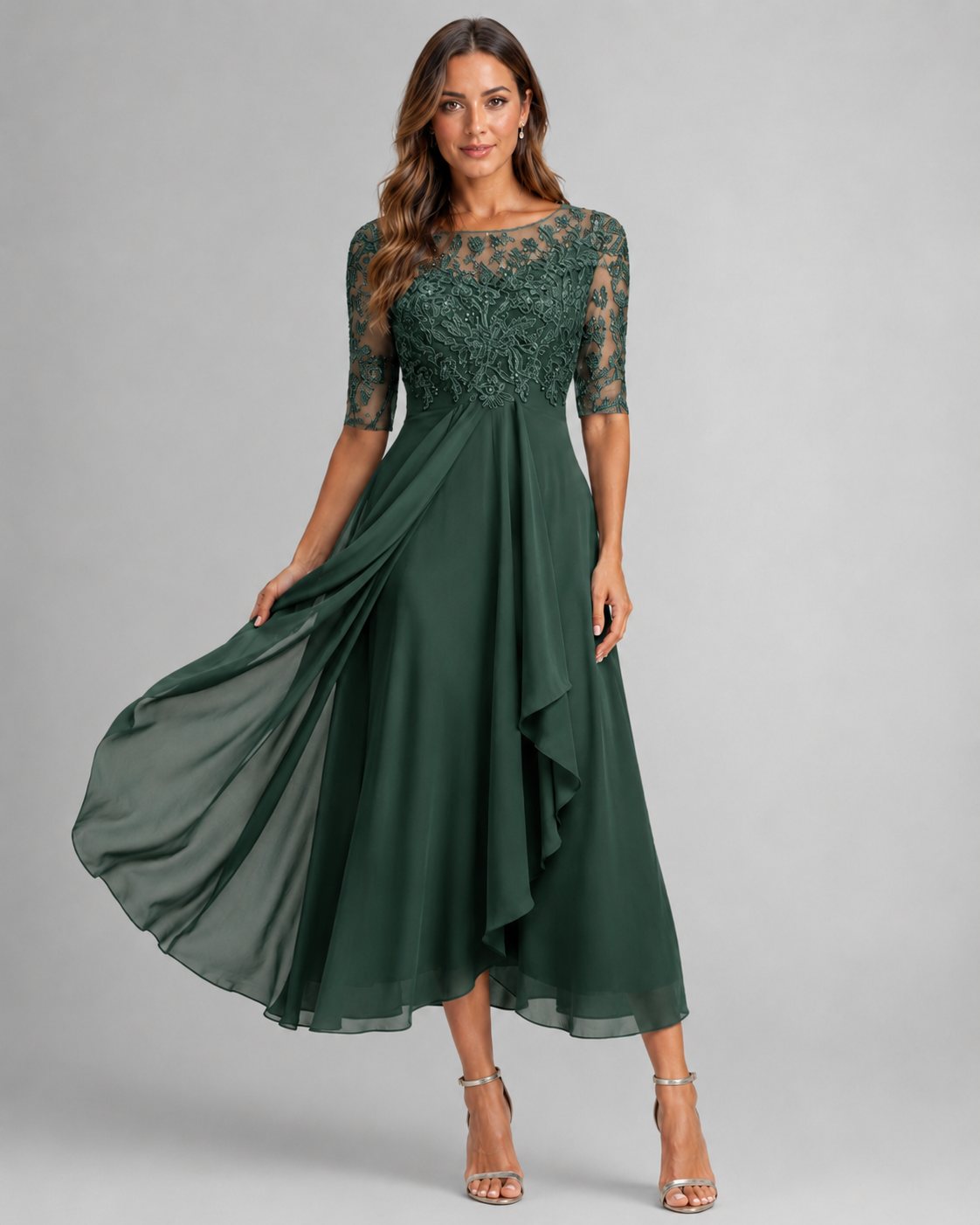Rhea Women's Lace Dress | Timeless Elegance for Summer Events 11