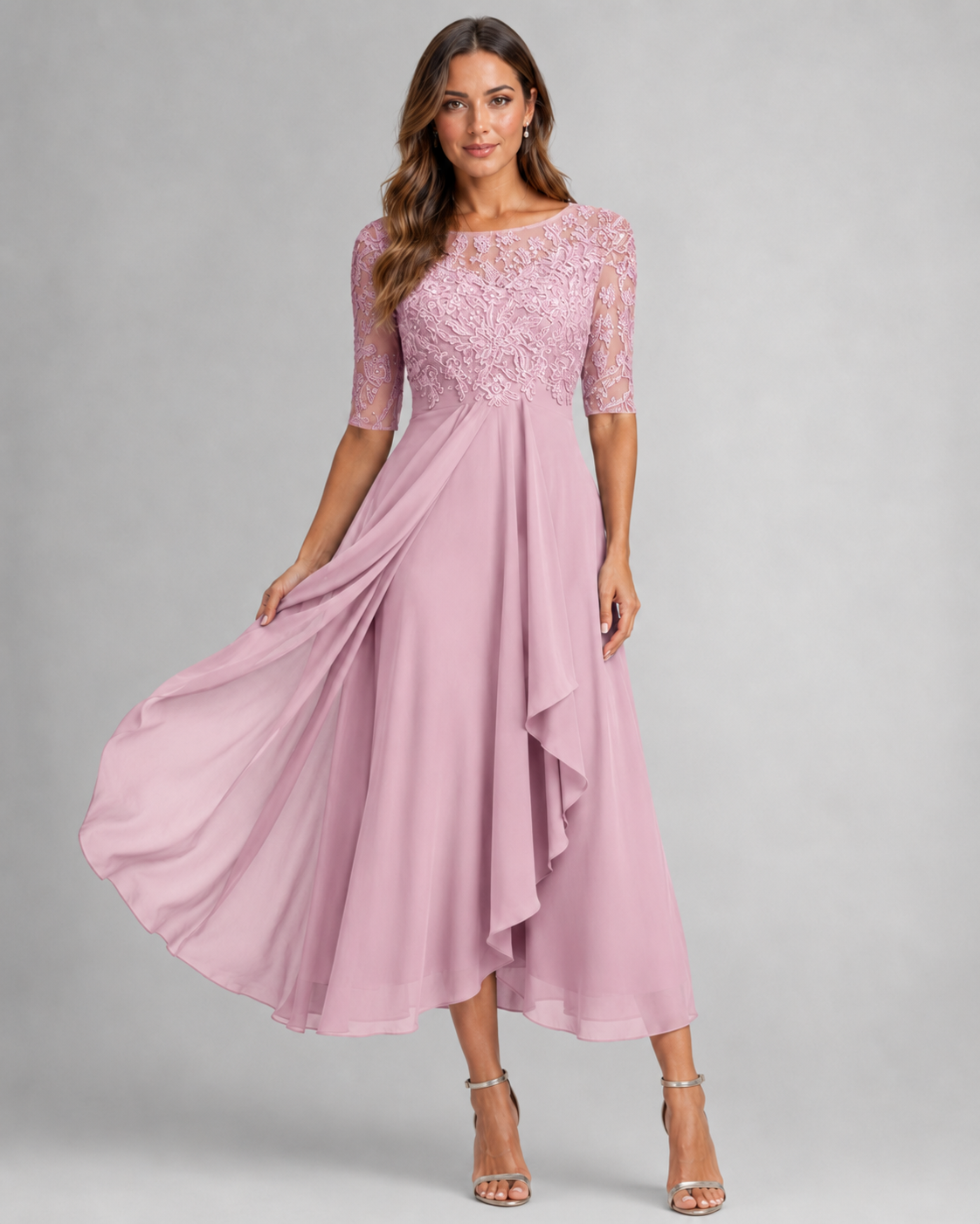 Rhea Women's Lace Dress | Timeless Elegance for Summer Events 33
