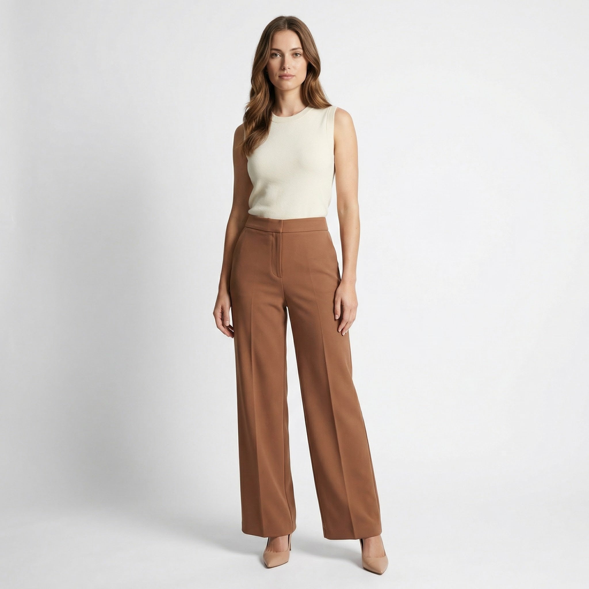 Rita Women's Pants | High-Waist Straight-Leg, Relaxed Fit 1