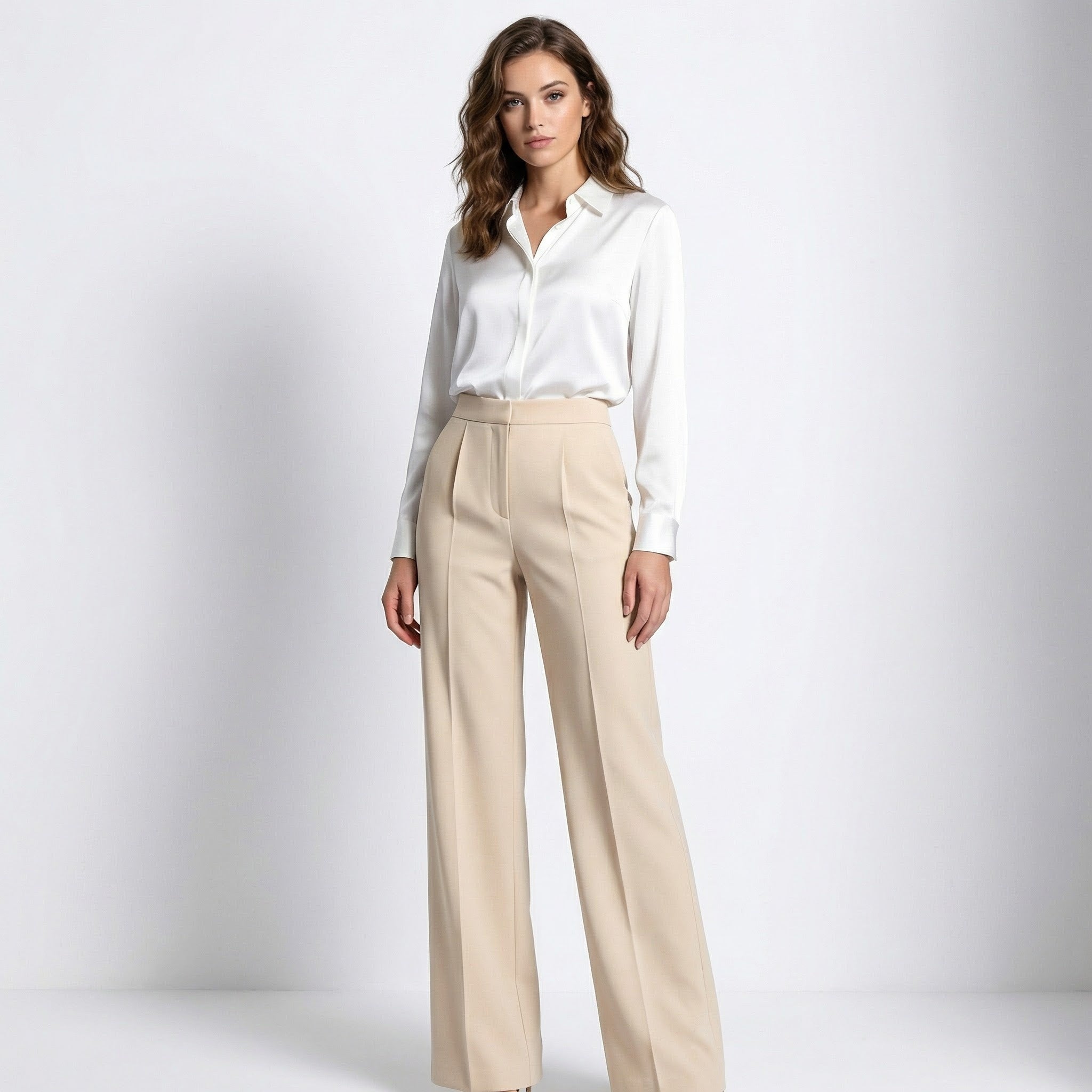 Rita Women's Pants | High-Waist Straight-Leg, Relaxed Fit 3