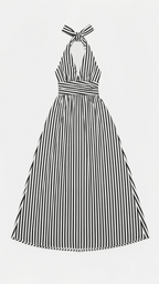 Sandy Women's Maxi Dress | Striped V-Neck, Summer Elegance 2