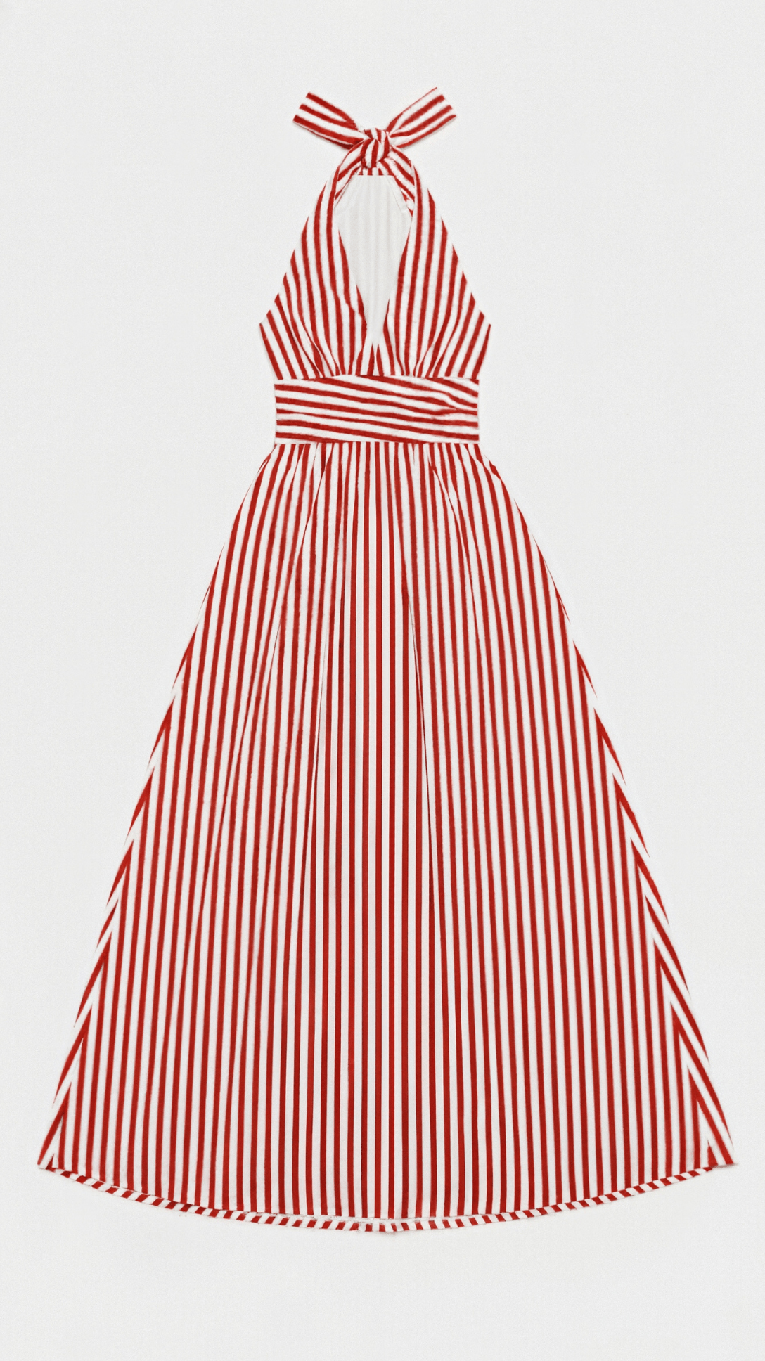 Sandy Women's Maxi Dress | Striped V-Neck, Summer Elegance 5