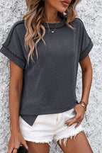 Sierra Women's T-Shirt | Ribbed Stretch Fabric, Versatile Casual Style 2