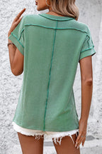 Sierra Women's T-Shirt | Ribbed Stretch Fabric, Versatile Casual Style 5