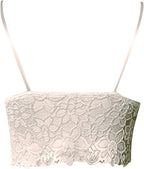 Sierra Women's V-Neck Mesh Crop Top | Adjustable Straps, Elegant Design 2