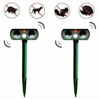 Solar-Powered Ultrasonic Animal Repeller with Motion Sensor for Garden 2