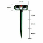 Solar-Powered Ultrasonic Animal Repeller with Motion Sensor for Garden 5