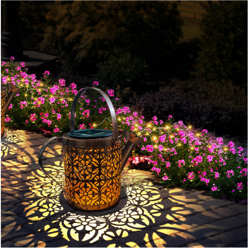 SolarMagic Star Solar Lantern - Waterfall Fairy Lights for Garden & Patio, IP65