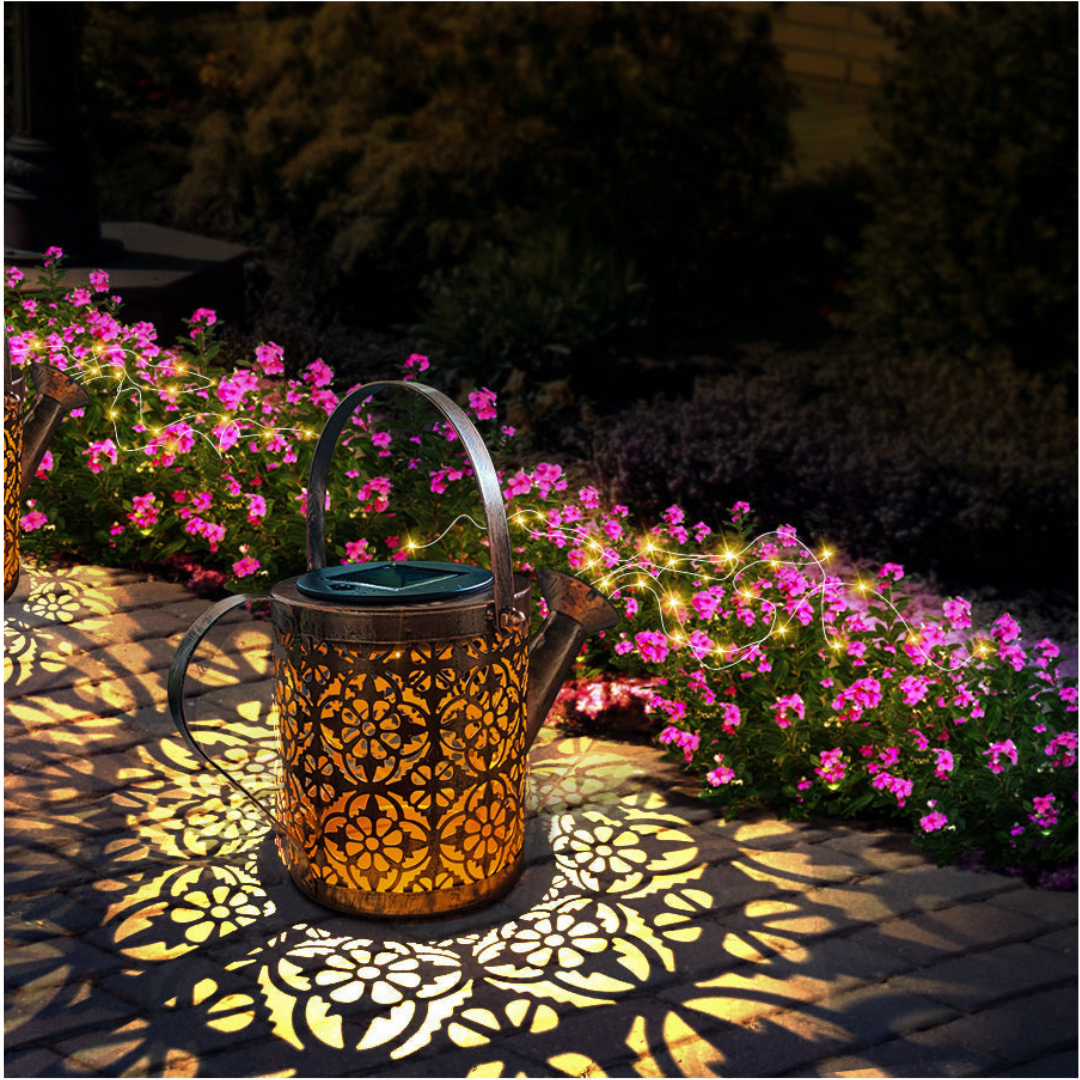 SolarMagic Star Solar Lantern - Waterfall Fairy Lights for Garden & Patio, IP65