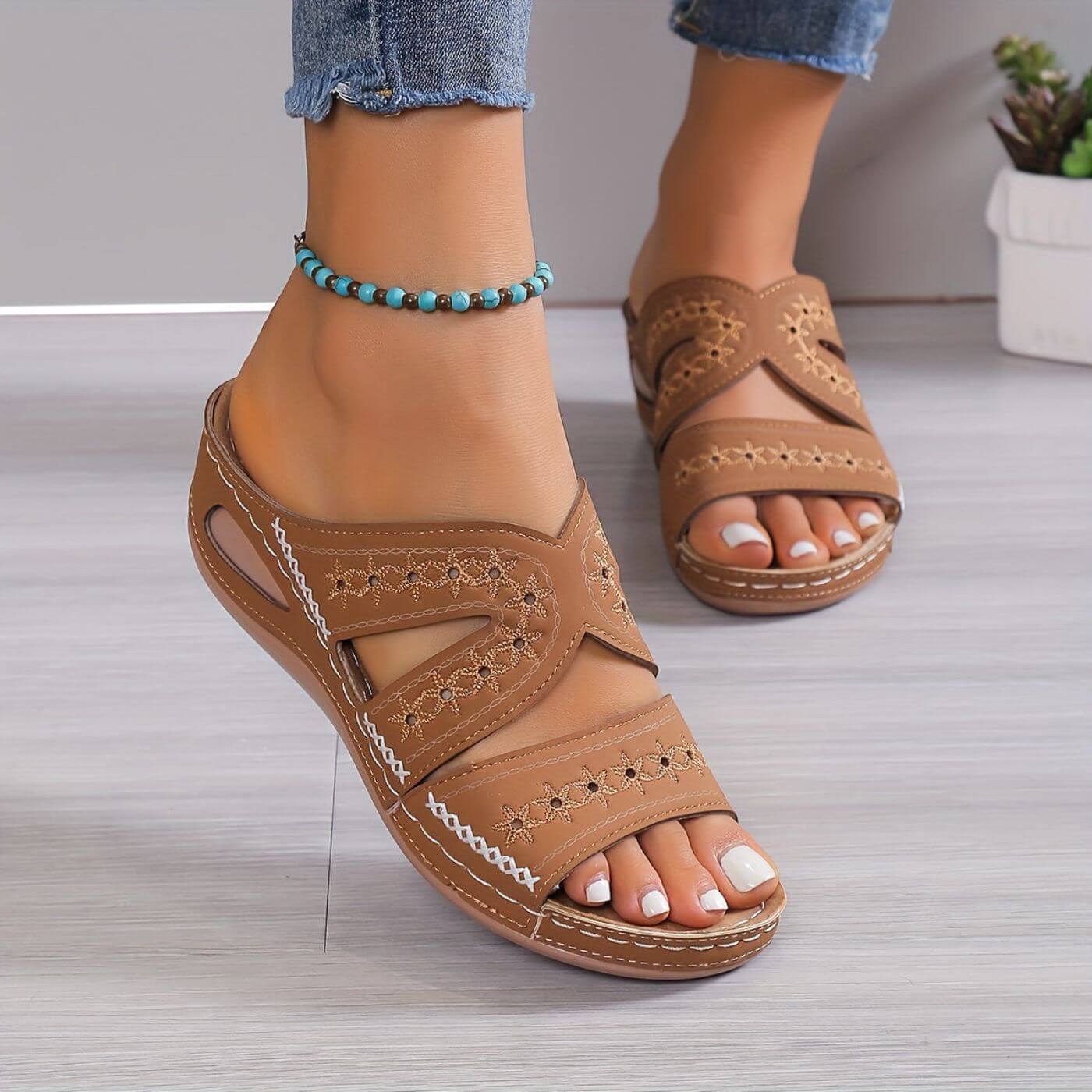 Soleva Women's Sandals | Orthopedic Slip-Resistant Comfort 6