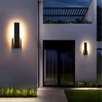 Solvante Modern Outdoor Wall Light - IP54 Waterproof Aluminum LED Garden Sconce