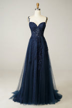 Sophie Women's A-line Evening Gown | Elegant Appliqués, Formal Dress 0