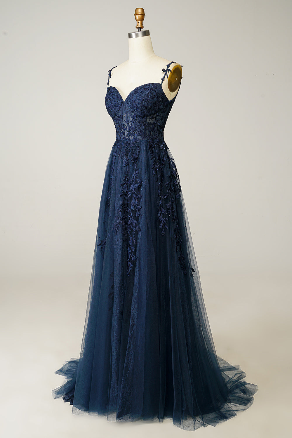 Sophie Women's A-line Evening Gown | Elegant Appliqués, Formal Dress 2