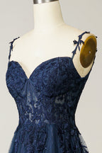 Sophie Women's A-line Evening Gown | Elegant Appliqués, Formal Dress 4