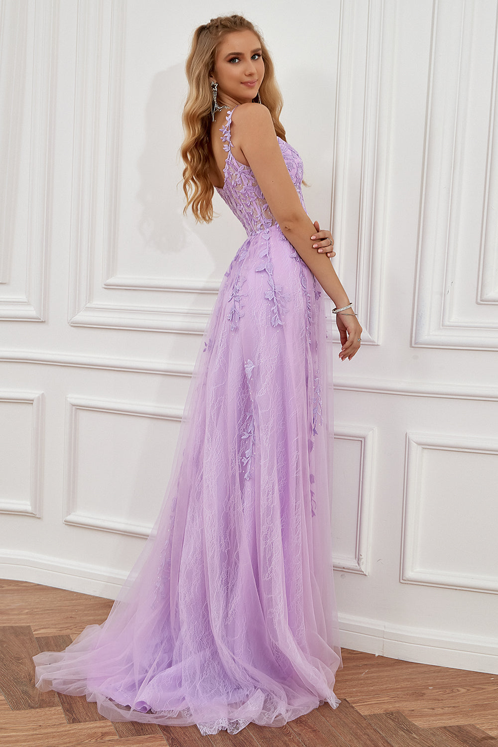 Sophie Women's A-line Evening Gown | Elegant Appliqués, Formal Dress 7