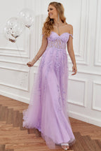 Sophie Women's A-line Evening Gown | Elegant Appliqués, Formal Dress 8
