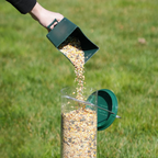 Squirrel Proof Bird Feeder in Metal with Rotating Perch for Garden 2