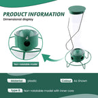 Squirrel Proof Bird Feeder in Metal with Rotating Perch for Garden 3
