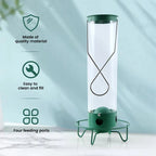 Squirrel Proof Bird Feeder in Metal with Rotating Perch for Garden 4