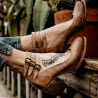 Stylish Women's Heeled Shoes with Comfortable Sole – Elegant PU Leather Design, Non-Slip Tread, Perfect for Any Occasion 3
