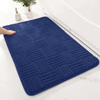 Thick Striped Non-Slip Bath Mat – Soft and Highly Absorbent Bathroom Mat for Shower and Toilet Use 4