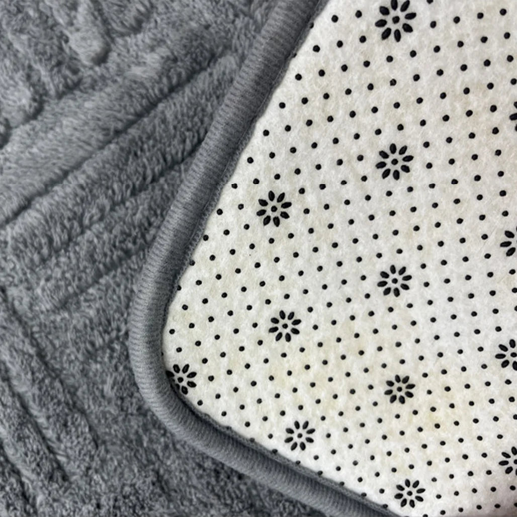 Thick Striped Non-Slip Bath Mat – Soft and Highly Absorbent Bathroom Mat for Shower and Toilet Use 6