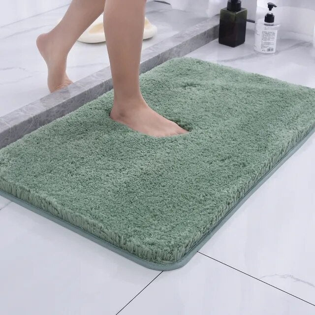 Ultra-Soft Plush Bath Rug with Non-Slip Backing, Highly Absorbent Microfiber Bathroom Mat – Machine Washable, Various Colors Available 4