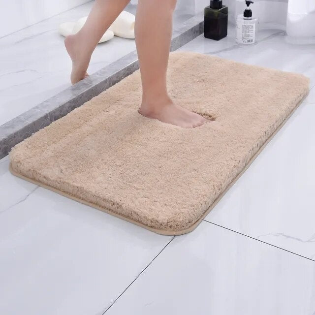 Ultra-Soft Plush Bath Rug with Non-Slip Backing, Highly Absorbent Microfiber Bathroom Mat – Machine Washable, Various Colors Available 6