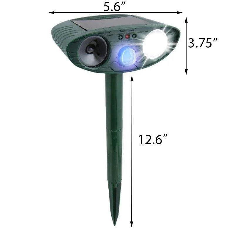 Ultrasonic Pest Repeller, Solar Powered with Motion Sensor for Garden 5