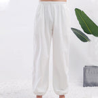 Unisex Tai Chi Qigong Pants with Elastic Waist and Pockets for Comfort and Ease of Movement 5