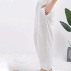 Unisex Tai Chi Qigong Pants with Elastic Waist and Pockets for Comfort and Ease of Movement 6