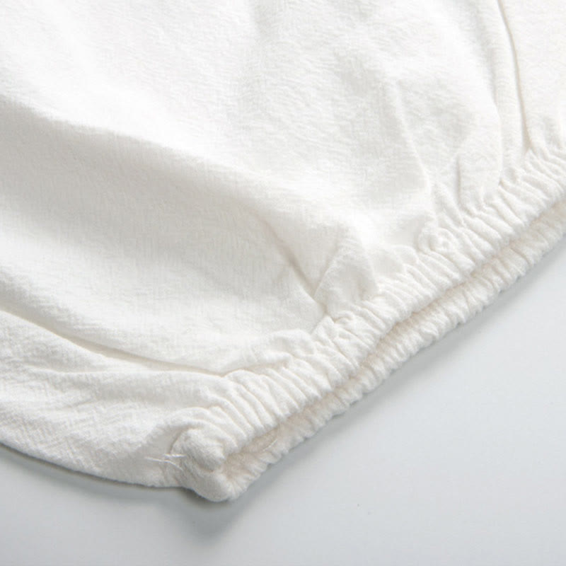Unisex Tai Chi Qigong Pants with Elastic Waist and Pockets for Comfort and Ease of Movement 7