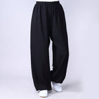 Unisex Yoga Pants in Natural Fabric with Elastic Waistband for Comfort 0