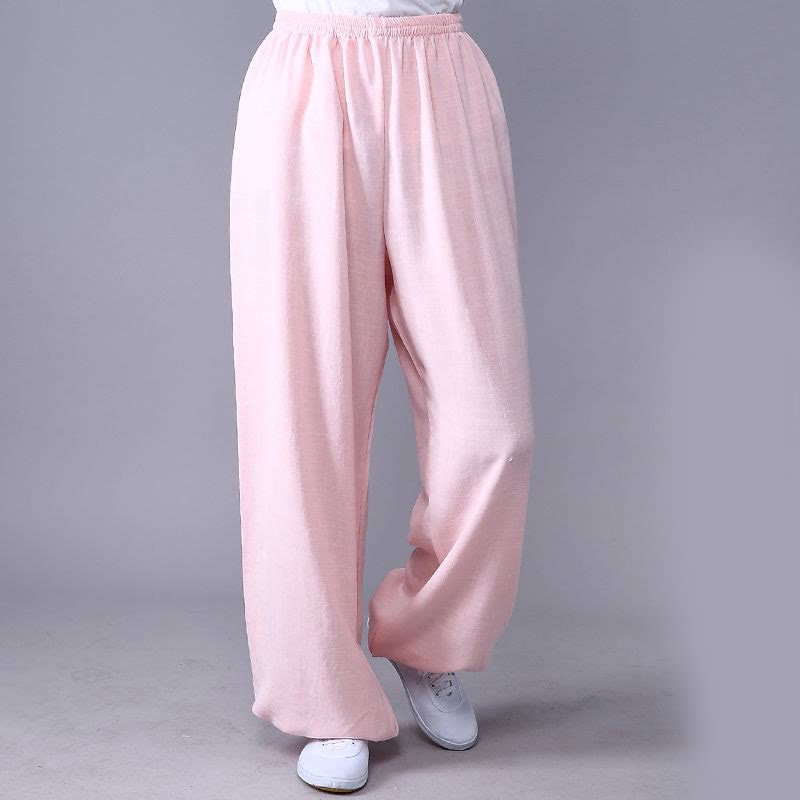 Unisex Yoga Pants in Natural Fabric with Elastic Waistband for Comfort 10