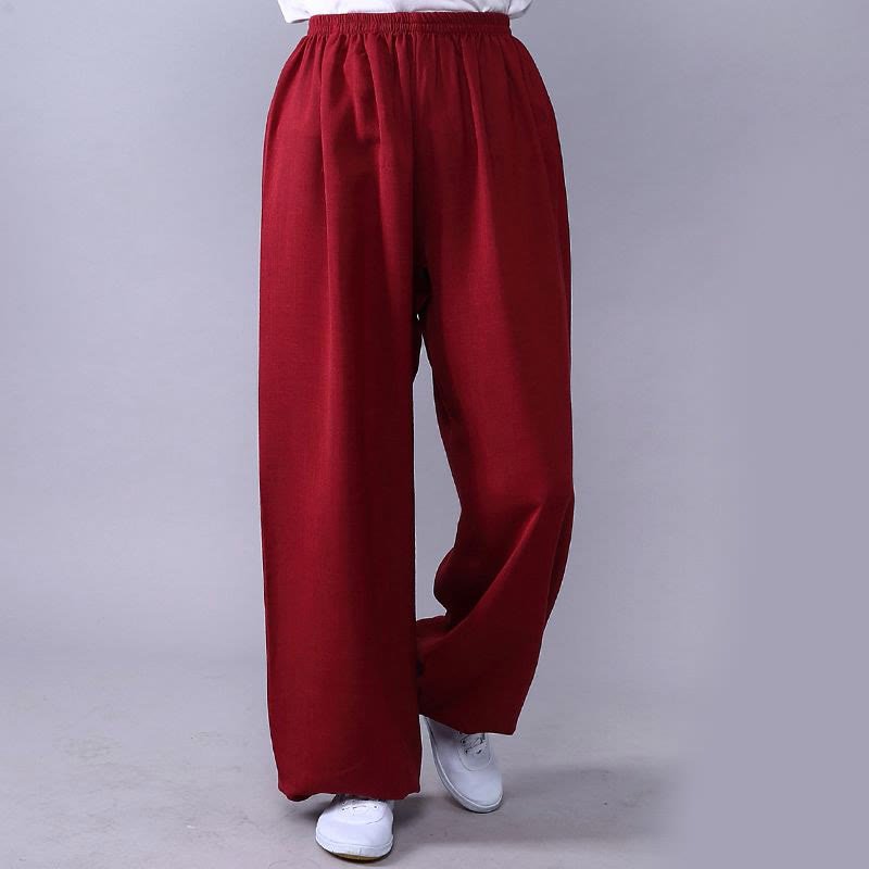 Unisex Yoga Pants in Natural Fabric with Elastic Waistband for Comfort 12