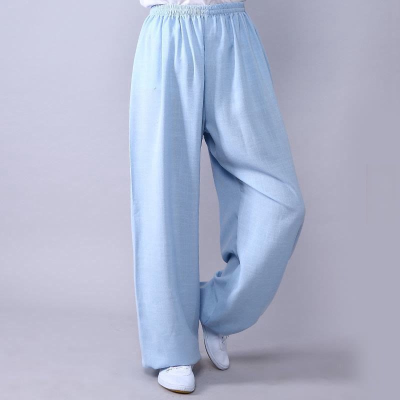 Unisex Yoga Pants in Natural Fabric with Elastic Waistband for Comfort 14