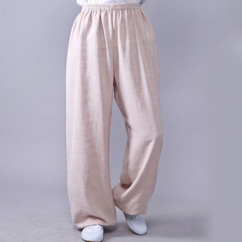 Unisex Yoga Pants in Natural Fabric with Elastic Waistband for Comfort 9