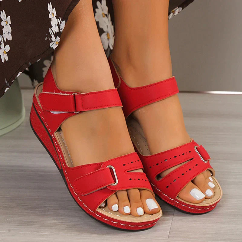 Vera Women's Sandals | Vegan Leather, Adjustable Buckle 1
